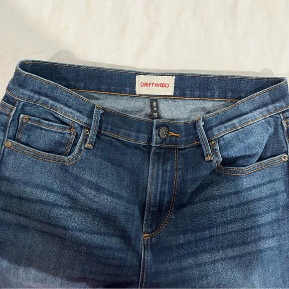 Driftwood Colette Straight Crop with Aztec Embroidered Cuff Med Wash 30 x 26 - Picture 5 of 16